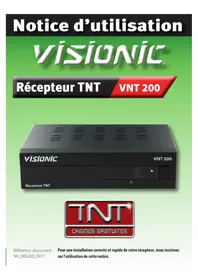Notice VISIONIC VNT 200 Recepteur