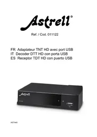 Notice ASTRELL AST445 011122 Recepteur