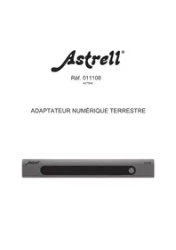 Notice ASTRELL AST848 011108 Recepteur