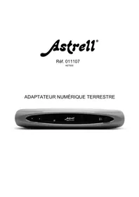 Notice ASTRELL AST830 011107 Recepteur