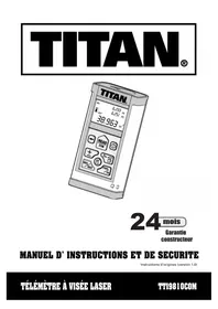 Notice TITAN TT19810C0M Télémètre