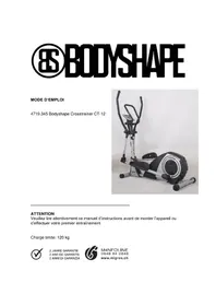 Notice Bodyshape CT12 Vélo elliptique