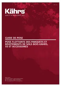 Notice Kährs WOODLOC 5S Revêtement de sol stratifié