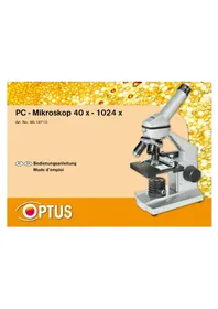 Notice Optus 9619710 Microscope