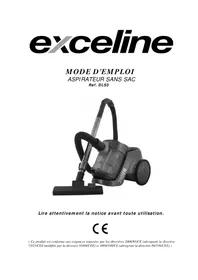 Notice EXCELINE DLS3 Aspirateur