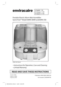 Notice Enviracaire EWM300W Humidificateur