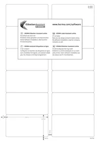 Notice Herma 8805 Imprimante d'étiquettes