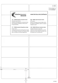 Notice Herma 10016 Étiqueteuse