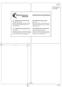 Notice Herma 10313 Étiqueteuse