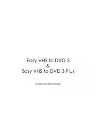 Notice COREL ROXIO EASY VHS TO DVD 3 PLUS Logiciel audio et/ou vidéo