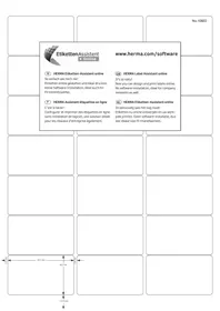 Notice Herma 10822 Imprimante