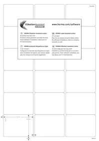 Notice Herma 4501 Étiqueteuse