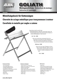 Notice Alba Krapf GOLIATH 12867 Scie
