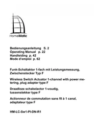 Notice Homematic IP HMESPMSW1PL Smart Home