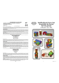 Notice Little Tikes WAFFLE BLOCKS FARM Jouet de construction