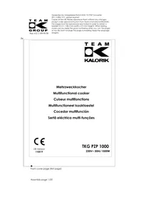 KALORIK TKG PZP 1000 - Multicooker
