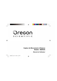 Notice OREGON SCIENTIFIC MSR939 Capteur de mouvement