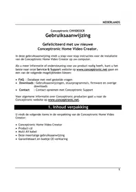 Notice CONCEPTRONIC CHVIDEOCR Video device