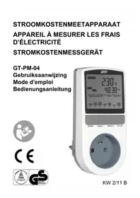 Notice QUIGG GTPM04 Stromzähler