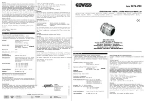 Notice Gewiss GW76924 Accessoire électrique industriel