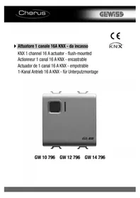 Notice Gewiss GW14796 Maison intelligente