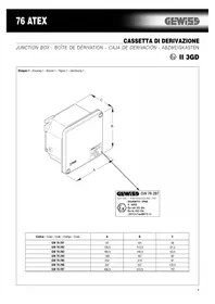 Notice Gewiss GW76291 Prise murale