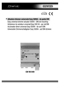 Notice Gewiss GW90849 Maison intelligente