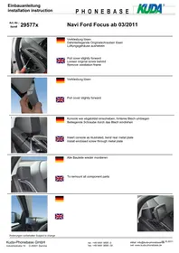 Notice Kuda 295770 Support téléphone voiture