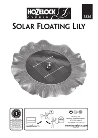 Notice HOZELOCK 3536 Éclairage solaire extérieur