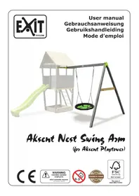 Notice EXIT AKSENT NEST SWING ARM Outdoor play for kids