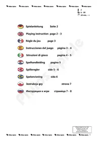 Notice Philos 2605 Jeu de société