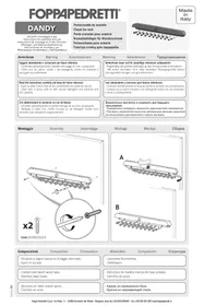 Notice Foppapedretti DANDY Porte-manteaux
