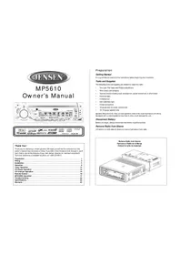 JENSEN MP5610 - Autoradio