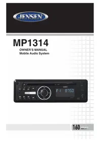 Notice JENSEN MP1314 Car stereo