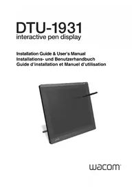 Notice WACOM PL 900 Tablette