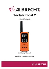 Notice ALBRECHT TECTALK DURO BT Walkie-Talkies