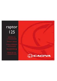 Notice Cagiva RAPTOR 125 (2007) Moto
