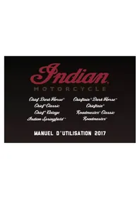 Notice Indian CHIEFTAIN (2017) Moto