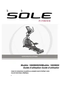 Notice Sole Fitness E25 Vélo d'appartement