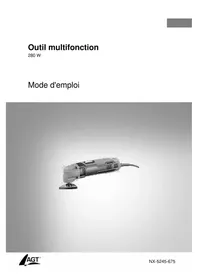 Notice AGT NX5245 Outils multifonctions