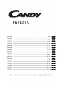 Notice CANDY CFZE5485WK морозильник