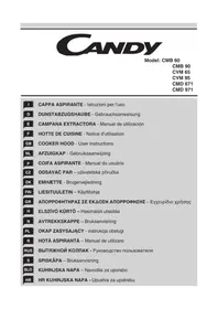 Notice CANDY CVM 95 X Páraelszívó