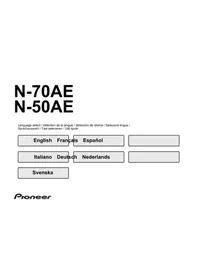 Notice PIONEER N70AE AV-mottagare