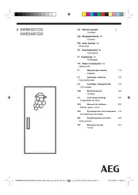 Notice AEG SWB63001DG Vyno rūsys