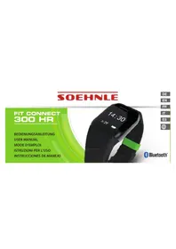 Notice SOEHNLE FIT CONNECT 300 HR Smartwatch