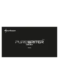 Notice Sharkoon PUREWRITER TKL RGB Clavier