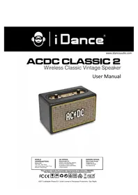 Notice iDance ACDC CLASSIC 2 Station d'acceuil