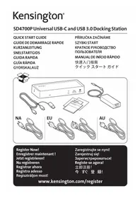 Notice KENSINGTON K38240EU Autres accessoires informatique