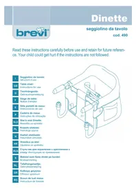Notice Brevi DINETTE Chaise haute