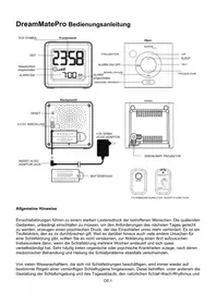 Notice TECHNOLINE DREAM MATE PRO Radio reloj